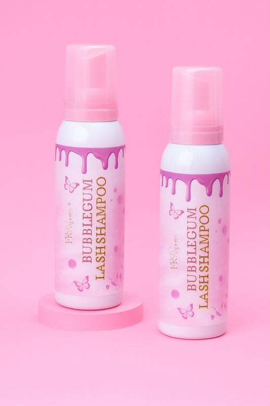 Bubblegum Lash Shampoo – Gentle Foaming Cleanser for Lash Extensions